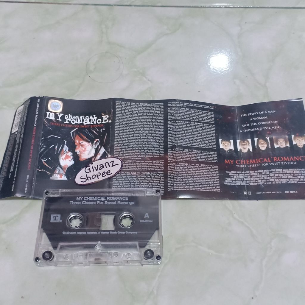 kaset pita MCR My Chemical Romance - Three cheers for sweet revenge