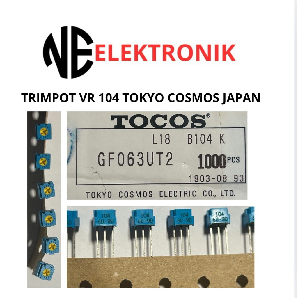 Trimpot VR 104 Tokyo Cosmos Japan Original