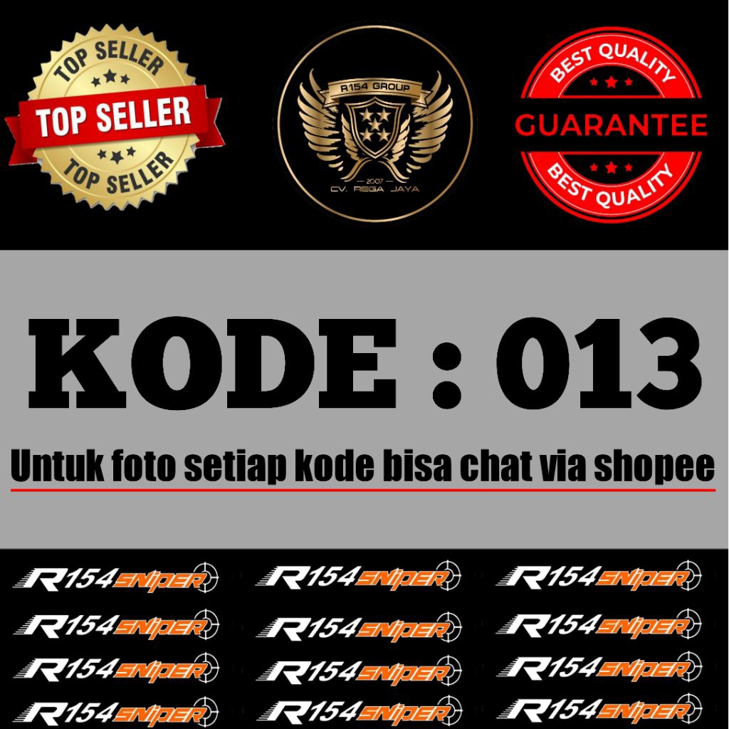 

STIKER HOLOGRAM ANGKA | KODE : 013