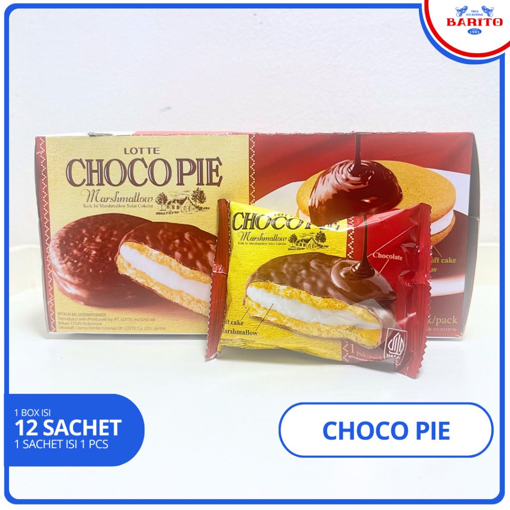 

Lotte Chocopie Marshmallow 1 BOX Isi 12 PCS