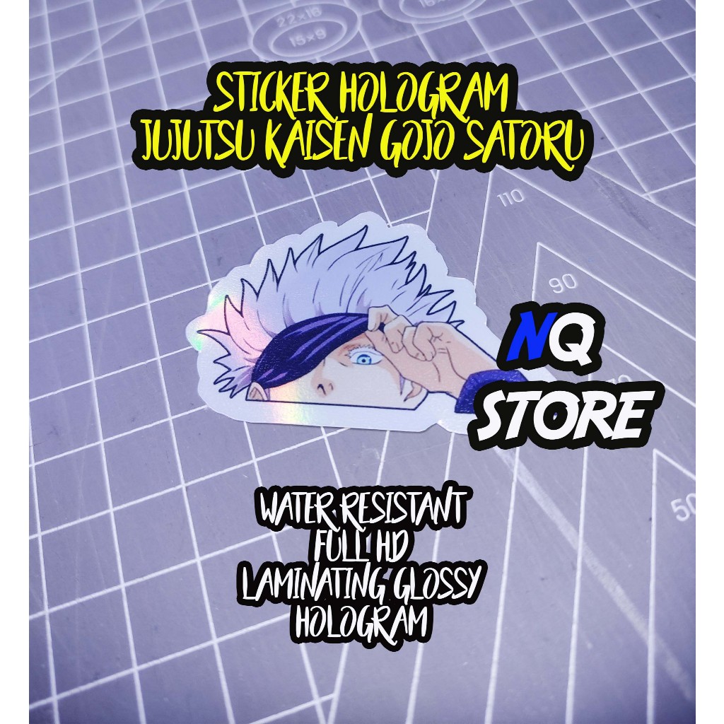 

STIKER HOLOGRAM JUJUTSU KAISEN GOJO SATORU