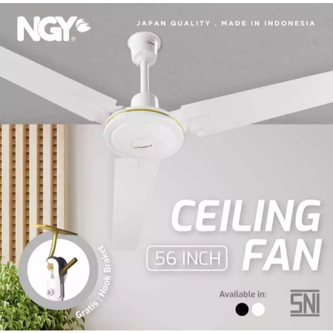 NAGOYA KIPAS ANGIN LANGIT GANTUNG PLAFON NAGOYA 56" PUTIH