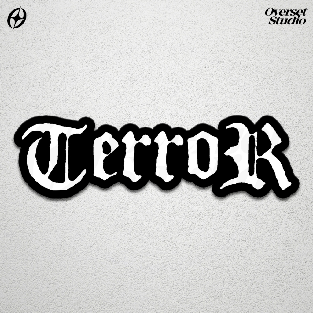 

(GRATIS ONGKIR & COD) Stiker Sticker TERROR Band Hardcore Punk / Sticker Band TERROR / Stiker TERROR Band Rock Metal / Sticker Vinyl Glossy / Sticker Aesthetic / Stiker Brand Lokal / Stiker Satuan / Sticker Custom / Sticker Helm / Stiker Anti Air
