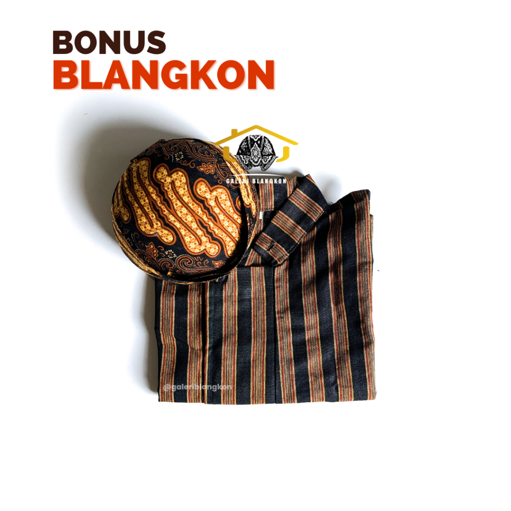 Baju Lurik Anak | Pakaian Tradisional Adat Jawa | Laki-laki Balita/TK/SD/SMP Parsel Bayi Baju Dalang