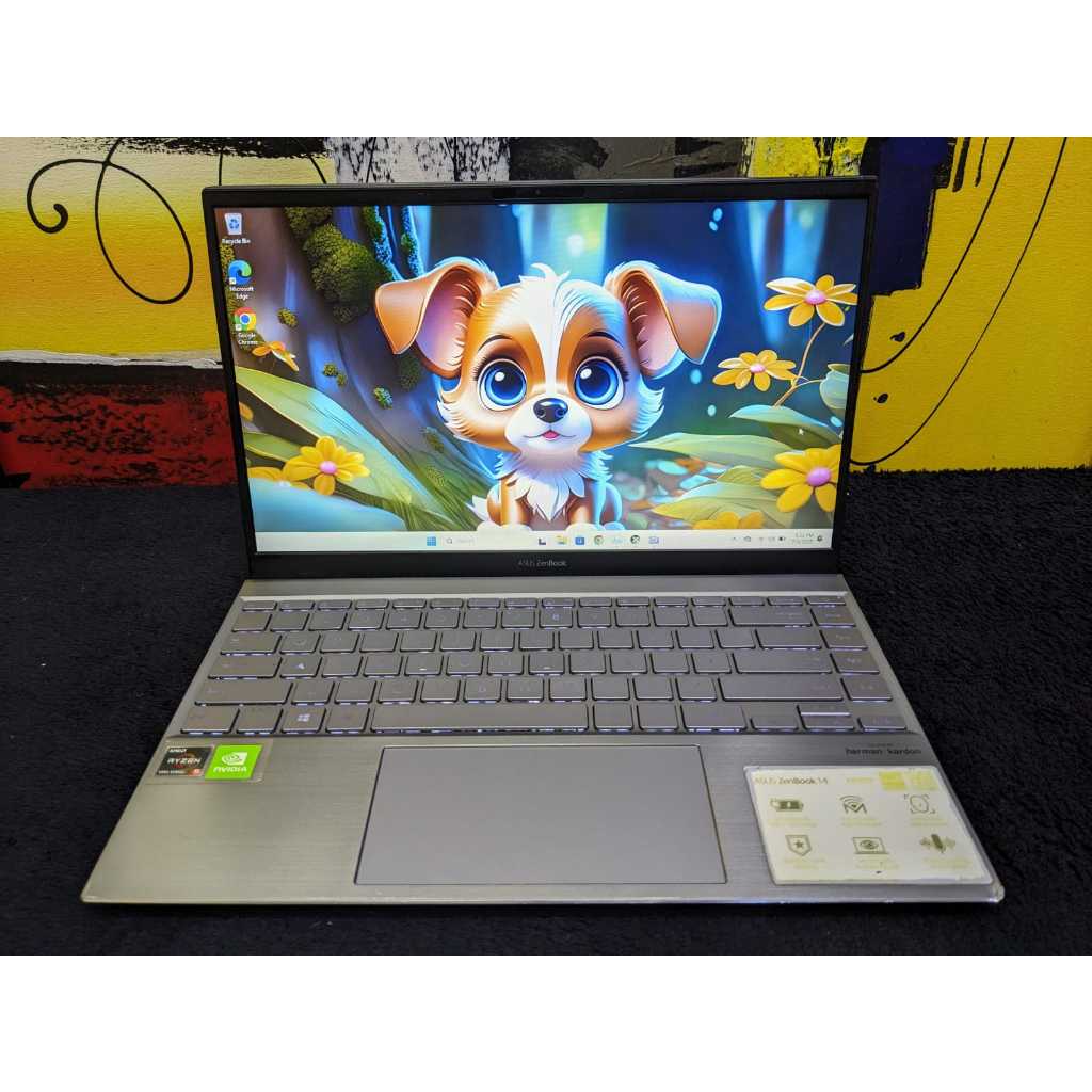 Laptop Gaming Asus Zenbook UX425UG Ryzen 5 5500U NVIDIA MX 450 2GB RAM 8G SSD 512Slim Backlit