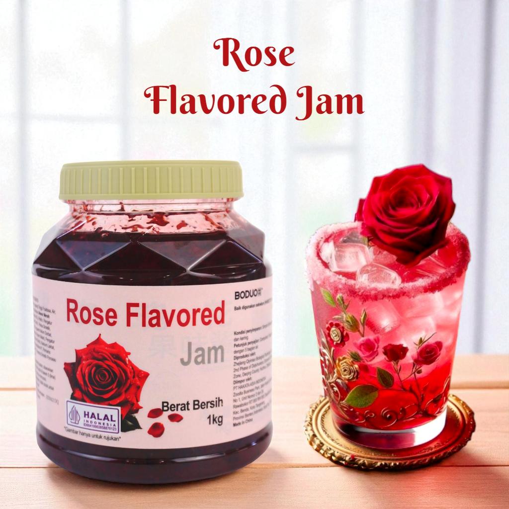 

Boduo Premium Rose Flavored Jam - Mawar Selai 1kg