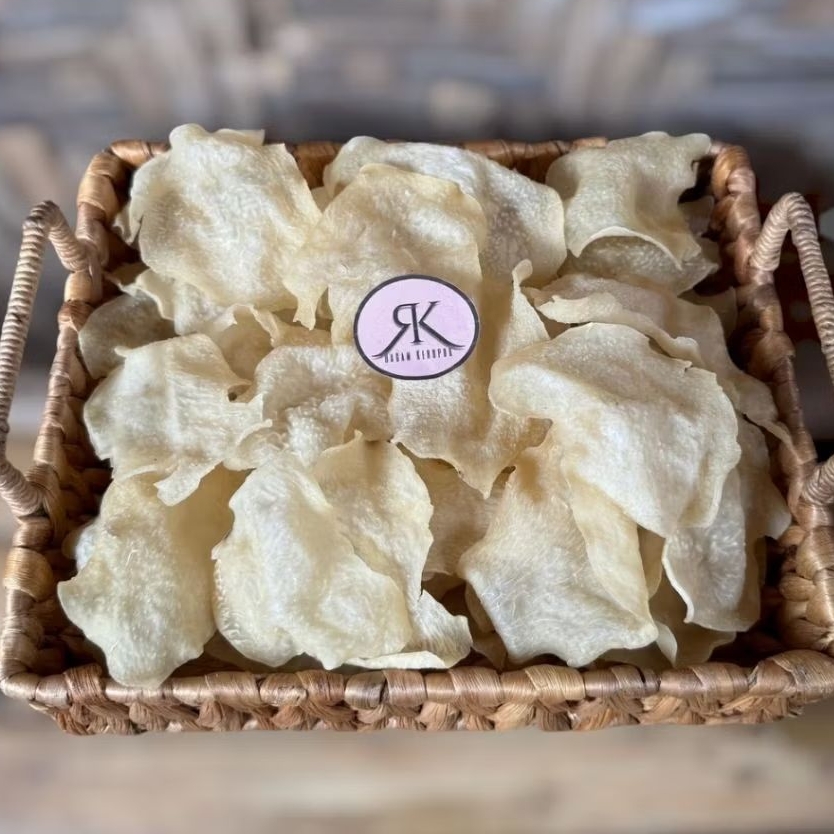 

500Gram Keripik gadung ukuran 20 rasa bawang