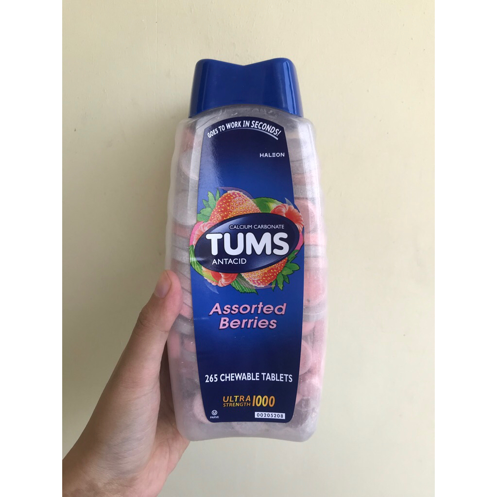 

YESBYUTI - Tums Assorted Berries 265 Tablets Obat Maag Gerd