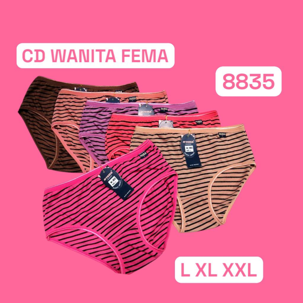 Celana wanita fema 8835 L XL XXL/ cd cewek FEMA original