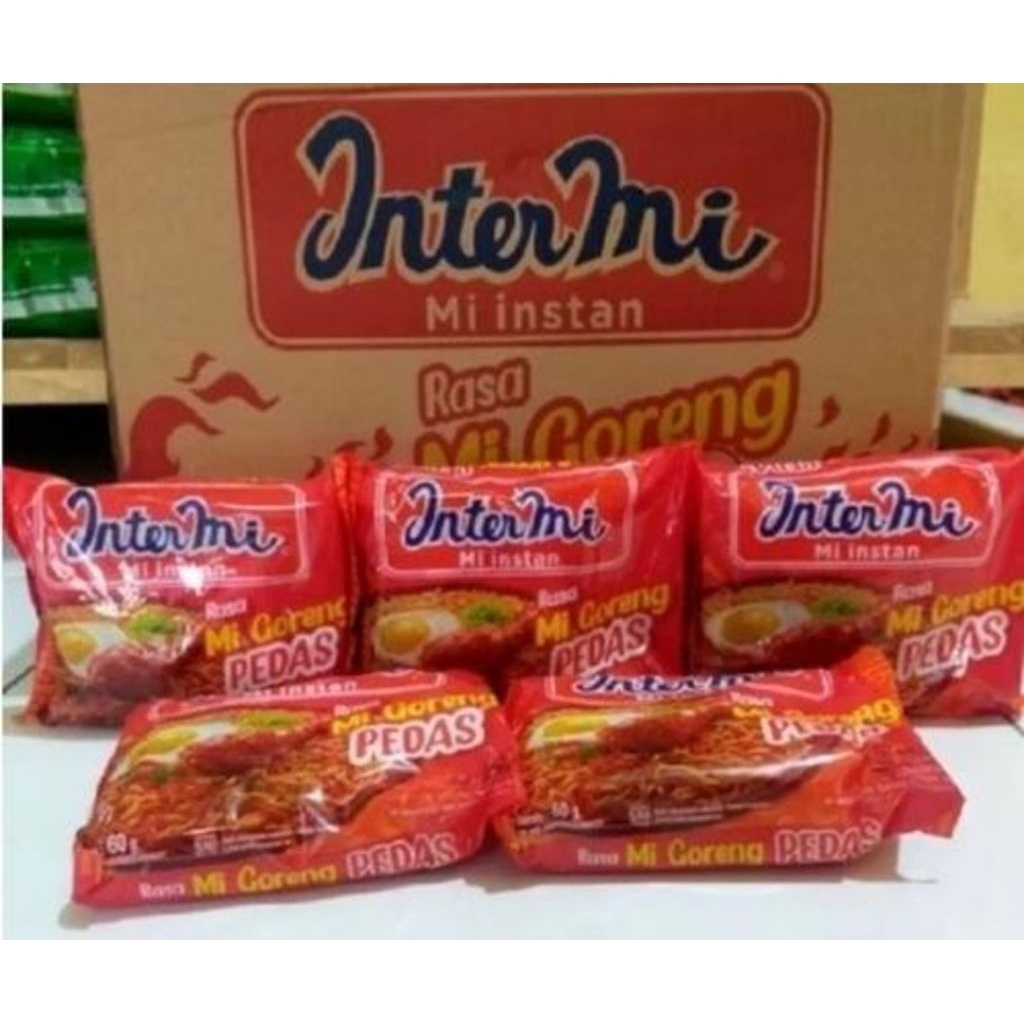 

intermie goreng pedas 1dus(40 bungkus)/mie goreng/mie instan