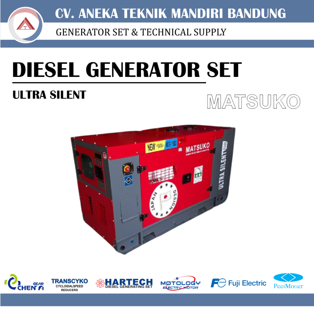 MATSUKO GENSET  / GENSET DIESEL MATSUKO / GENSET SILENT MATSUKO / GENSET DIESEL SILENT / GENERATOR S