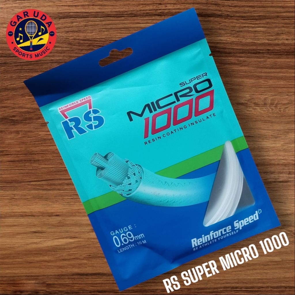 senar raket badminton/bulutangkis RS micro 1000