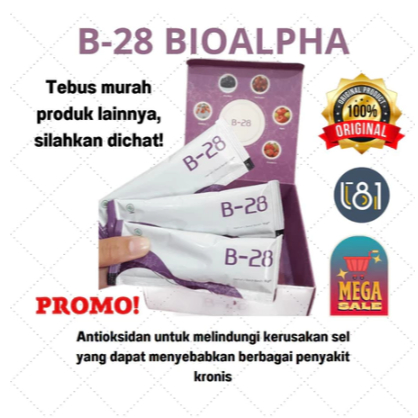 Antioksidant Alami B28 Bioalpha @10 Sachet