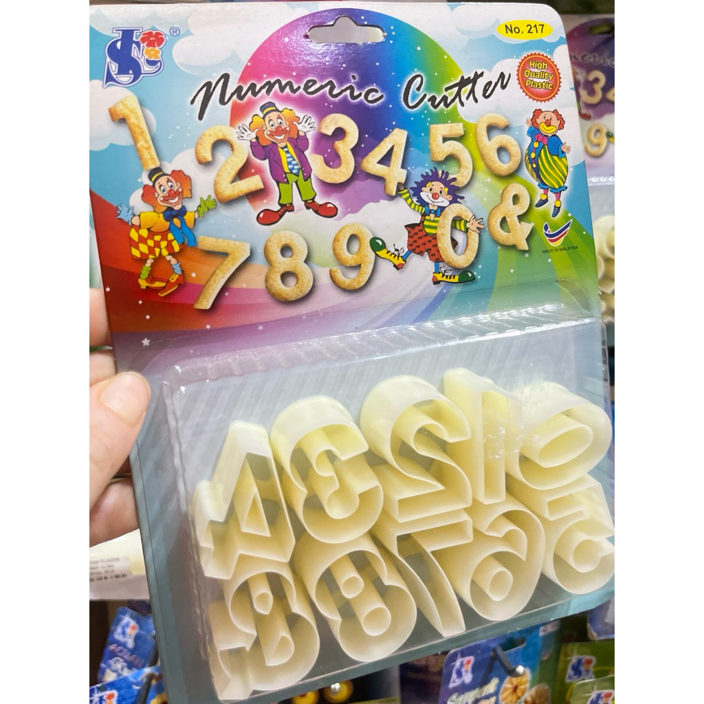 Cetakan Kue Kering Angka ( Cetakan Malaysia )