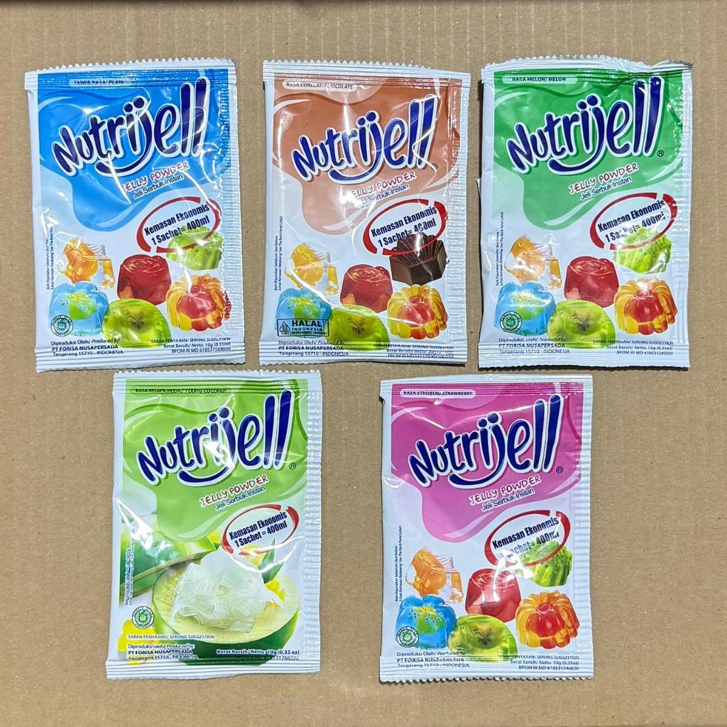 

Nutrijell 10 gr - Jelly Powder Nutrijel kemasan ekonomis - varian 10 gr