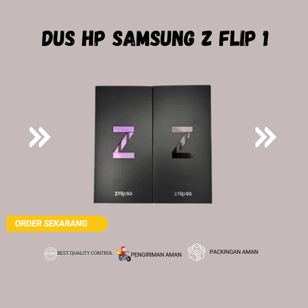 Dus Box Hp Samsung Z FLIP 1 FULLSET/BOX ONLY - Aksesorishpnow