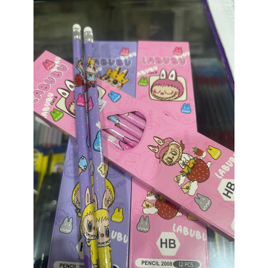

pensil step 2B karakter labubu 1 lusin (12pcs)