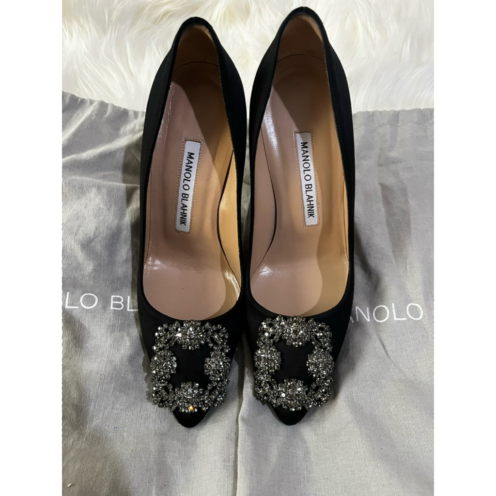 Authentic Stiletto Hangisi Manolo Blahnik Size 35