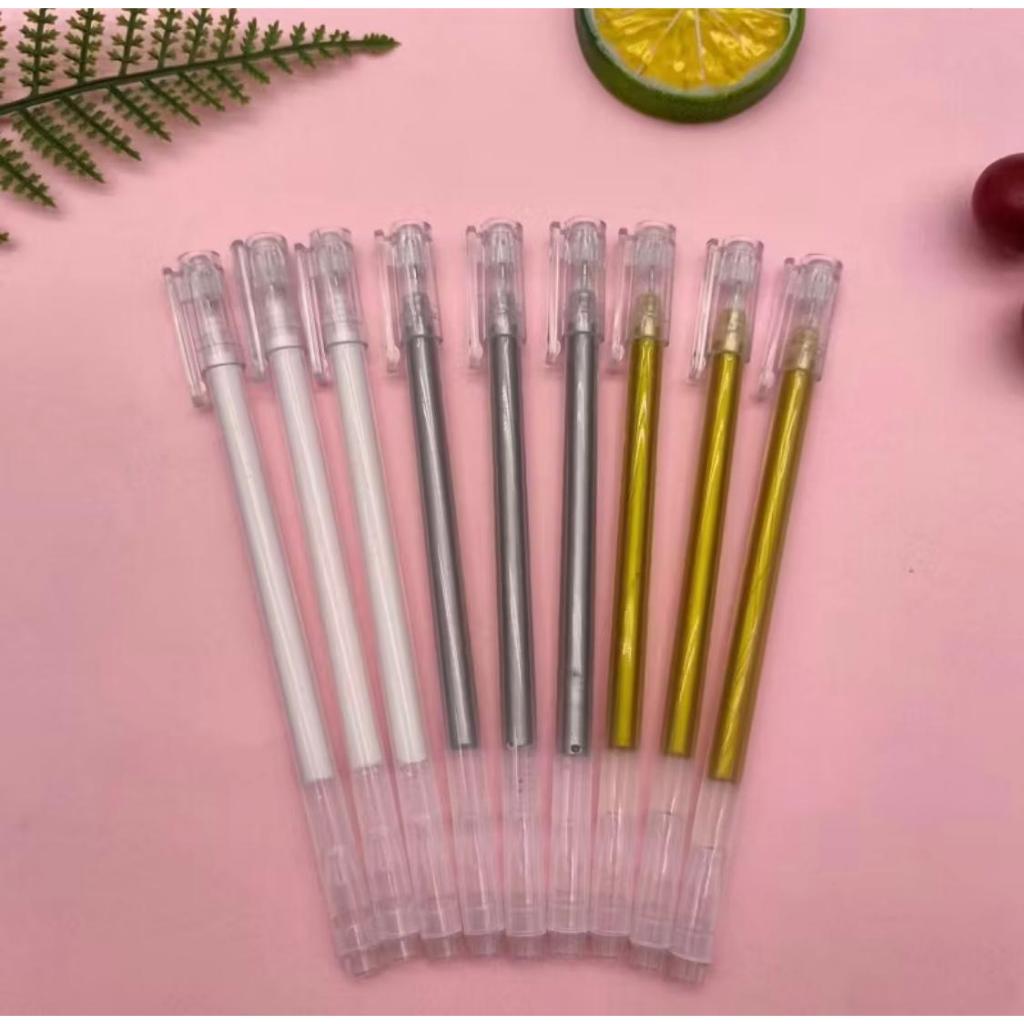 

Pena Bolpoin Pulpen Glitter Metalik 0.9mm | Pulpen Warna Metalik / Pena Tinta Timbul Glitter