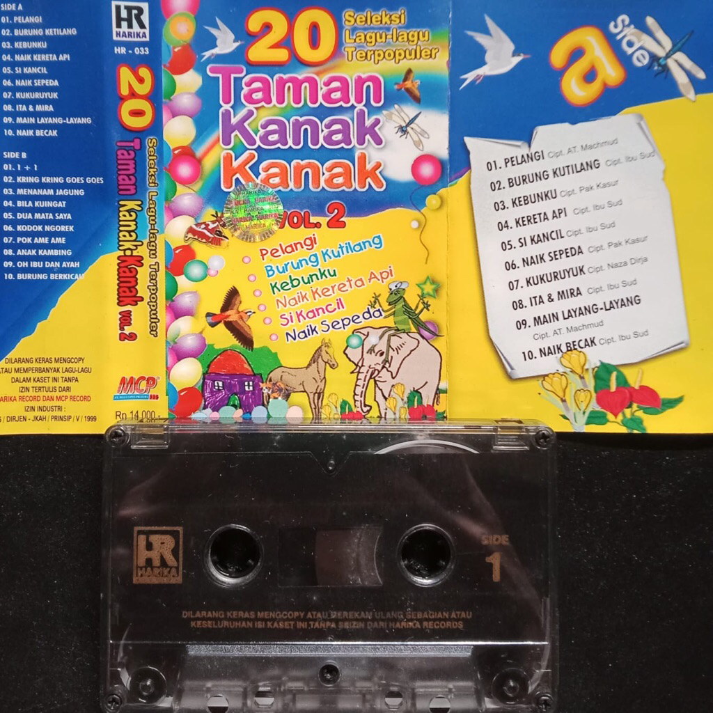 KASET PITA LAGU KANAK KANAK
