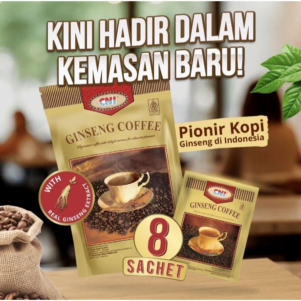 

Ginseng Coffee Original isi 8 Sachet