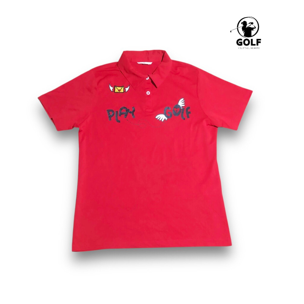 Baju Golf Wanita WILLING PLAY GOLF Red 62x48 Preloved