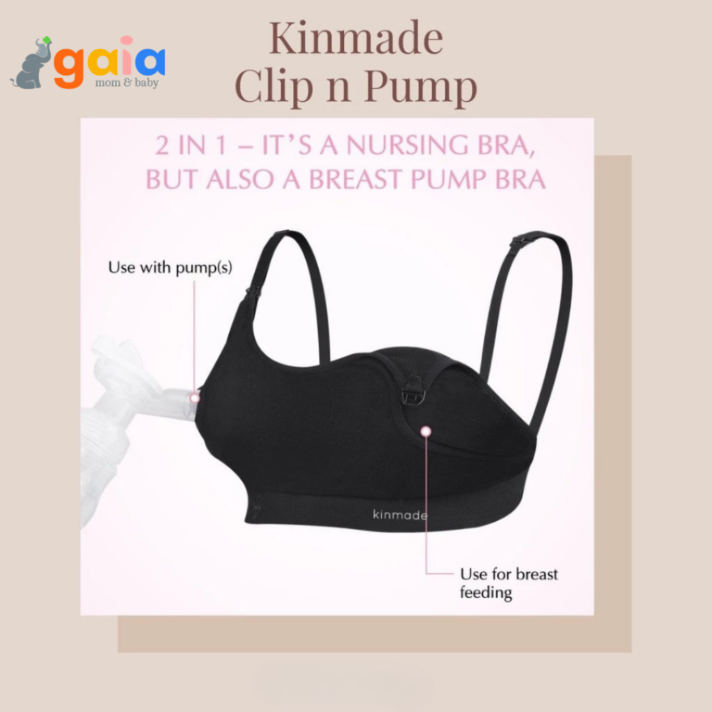 Kinmade Clip and Pump Handsfree | Bra Pompa ASI | Bra Menyusui