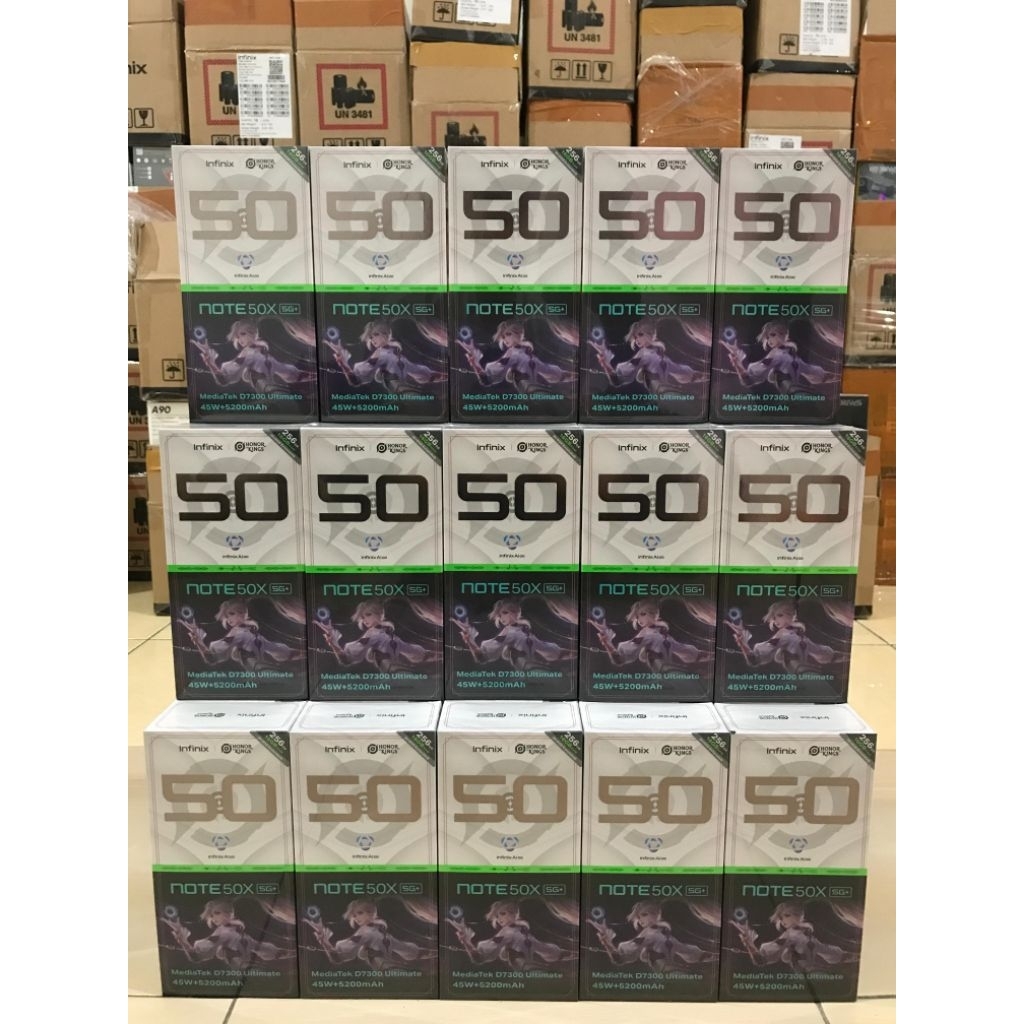 INFINIX NOTE 50X 5G NFC RAM 8GB+8GB/256GB GARANSI RESMI