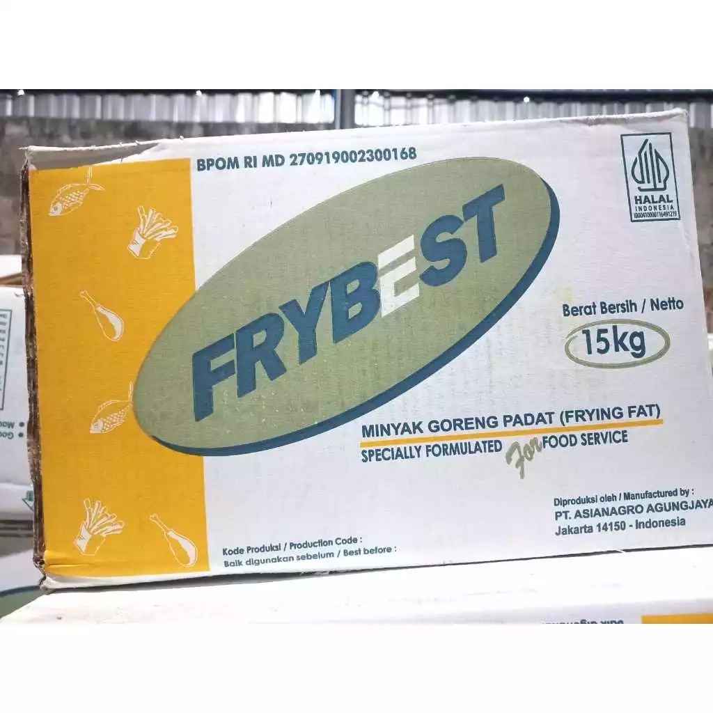 

FRYBEST MINYAK PADAT 15KG/1KARTON