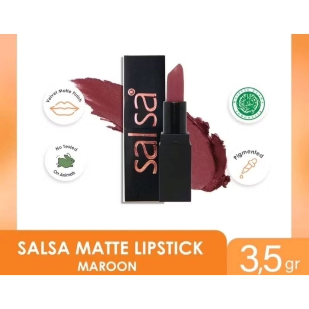 lipstik matte salsa