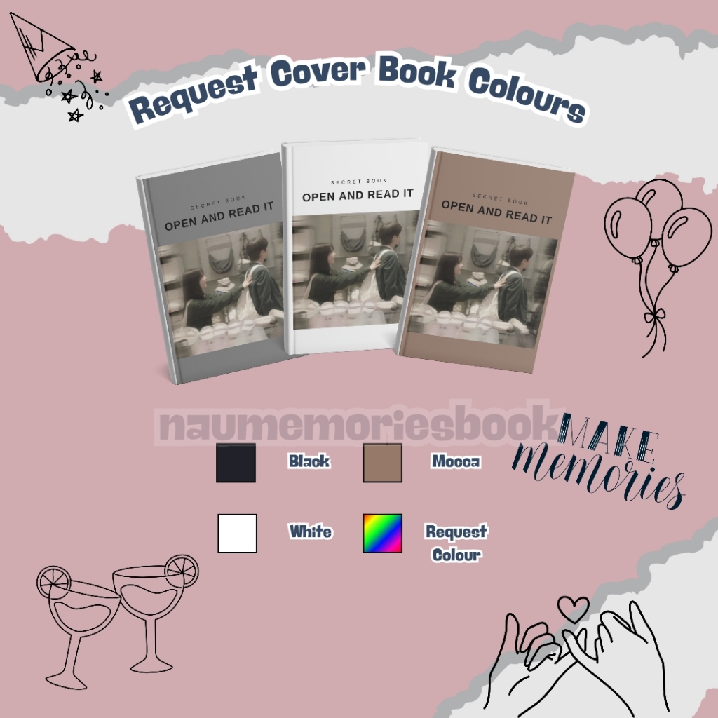 Memories Book Tema Confess Hampers Kado Custom | Gift Anniversary