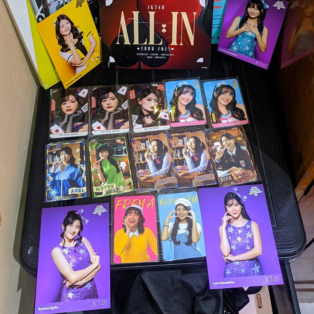 PHOTOCARD PC All In Tour JKT48 GITA GREESELL CHRISTY PP Photopack