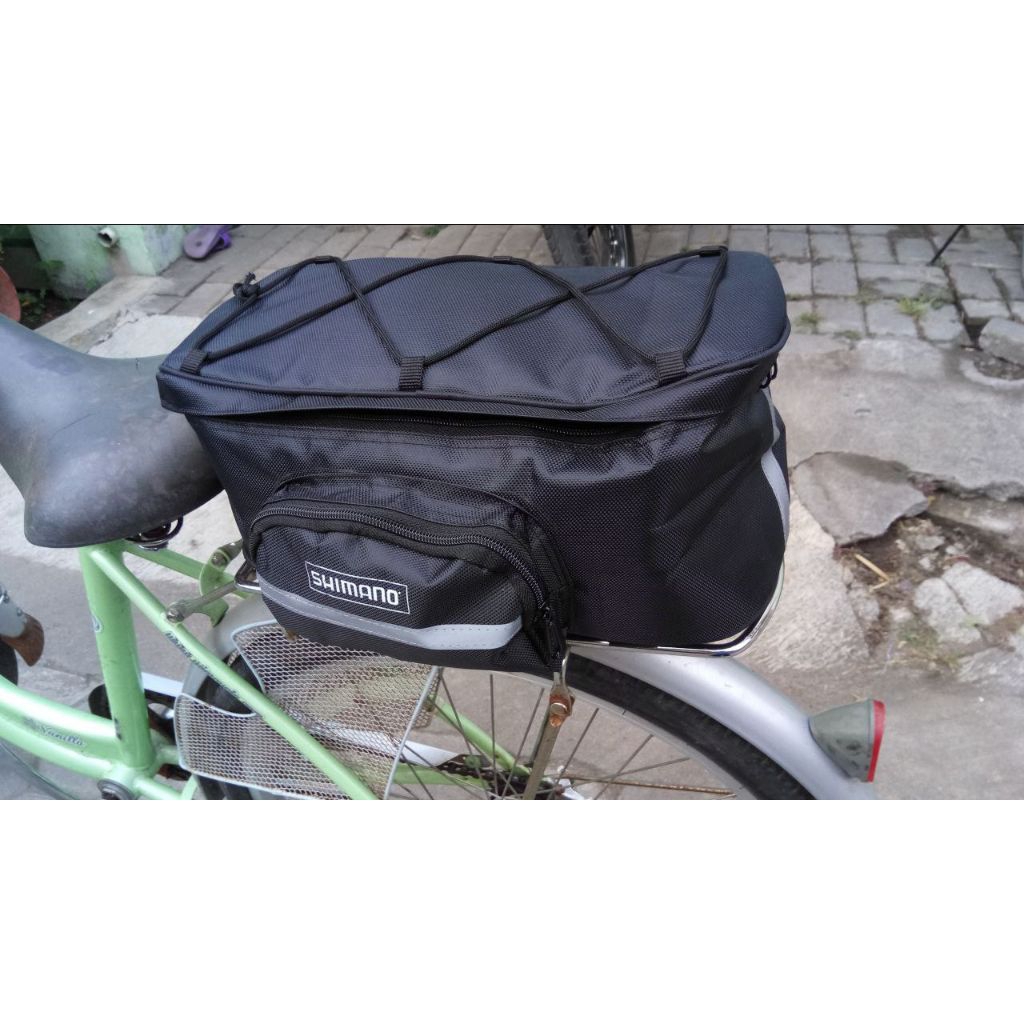 Tas Pannier Single Shimano Tas Sepeda Belakang Tas Pannier Sepeda Tas Touring Sepeda Tas Boncengan