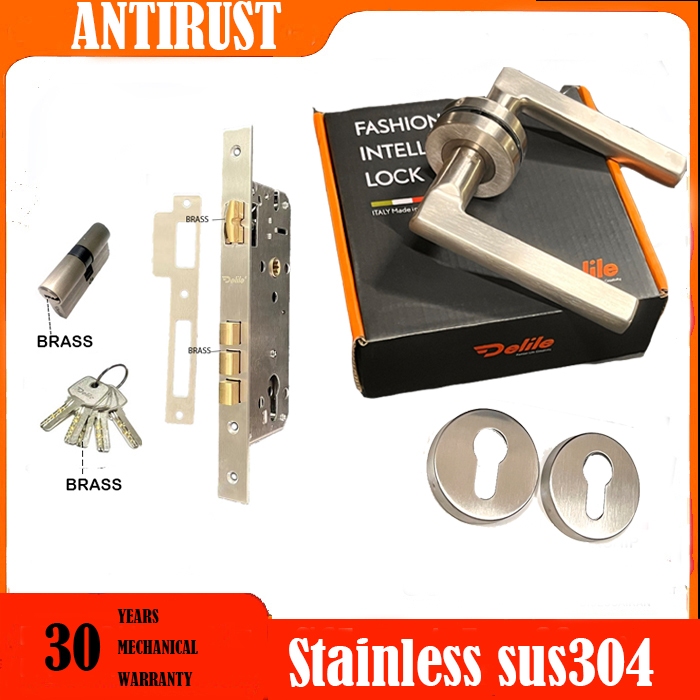 Handle Terpisah/ Gagang Pintu/ Pegangan Pintu Rumah/Tarikan Pintu Rumah/ Kunci Pintu Rumah