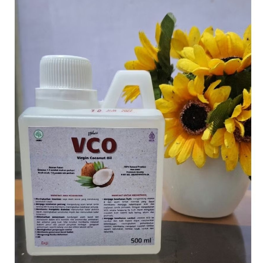 VCO VIRGIN COCONUT OIL / VCO 500ml / VCO PREMIUM / VCO Grade A / MINYAK KELAPA MURNI / VCO HALAL