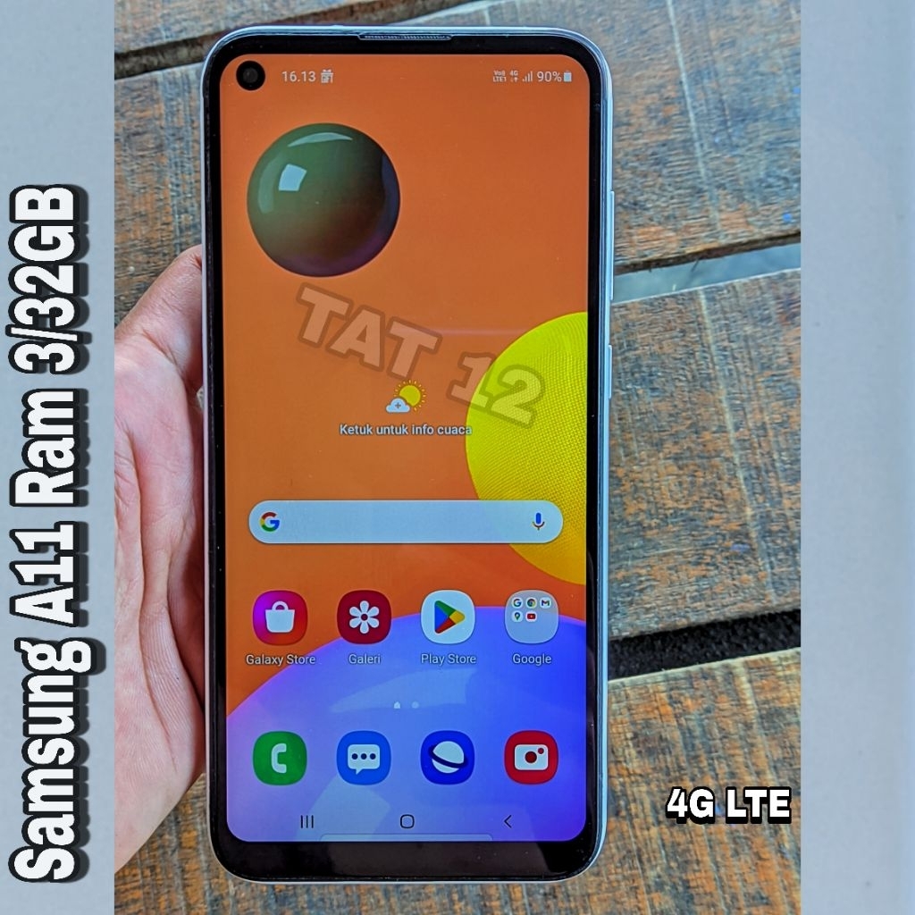 Samsung A11 Ram 3GB Internal 32GB Sinyal 4G (LTE) Second Siap Pakai Normal Berkualitas Dan Bergarans