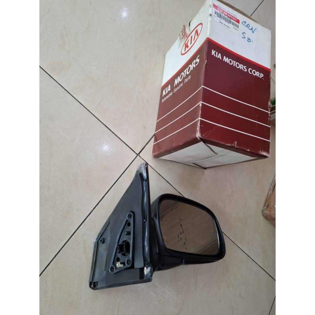 kaca spion kanan komplit kia carens 1 original