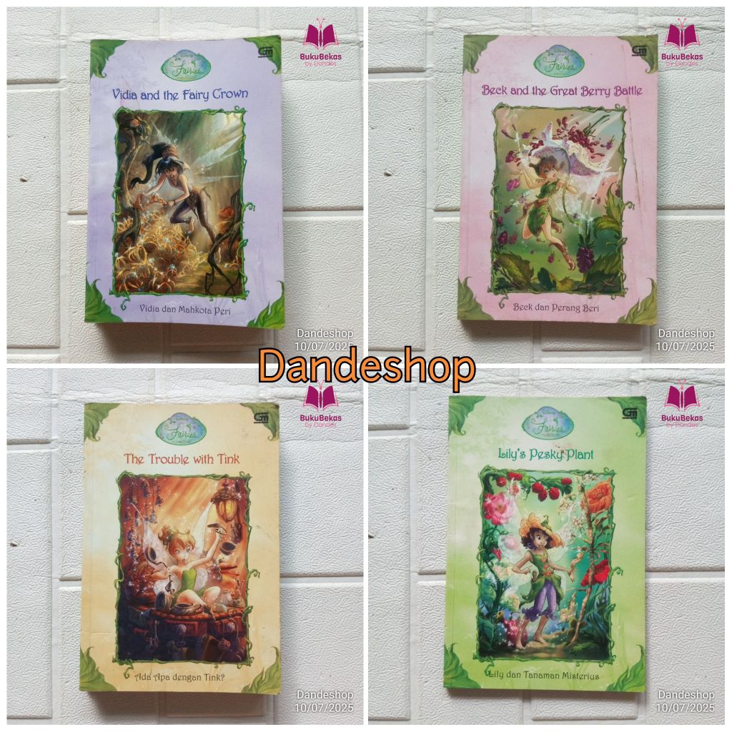Disney Fairies - Novel Anak Bekas Preloved