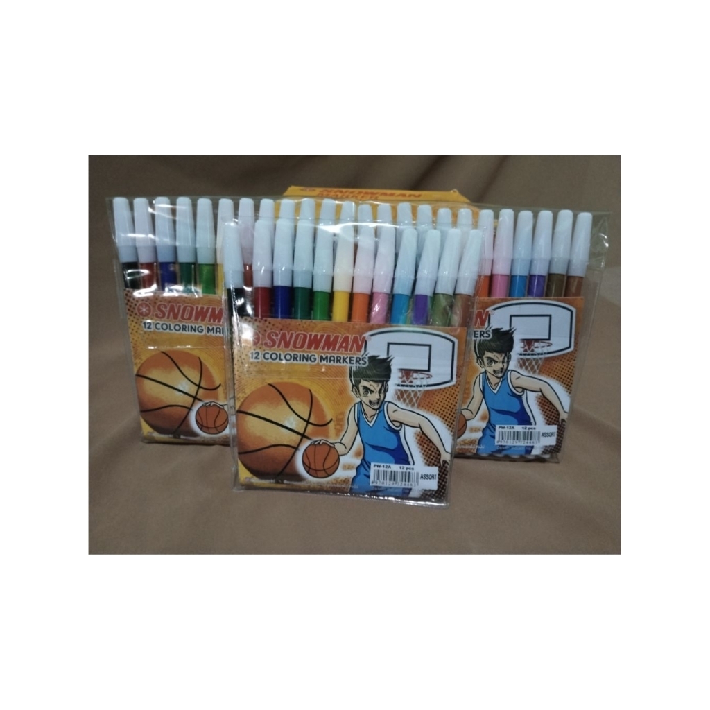 

SPIDOL SNOWMAN SET 12 WARNA //SPIDOL SET 12 WARNA