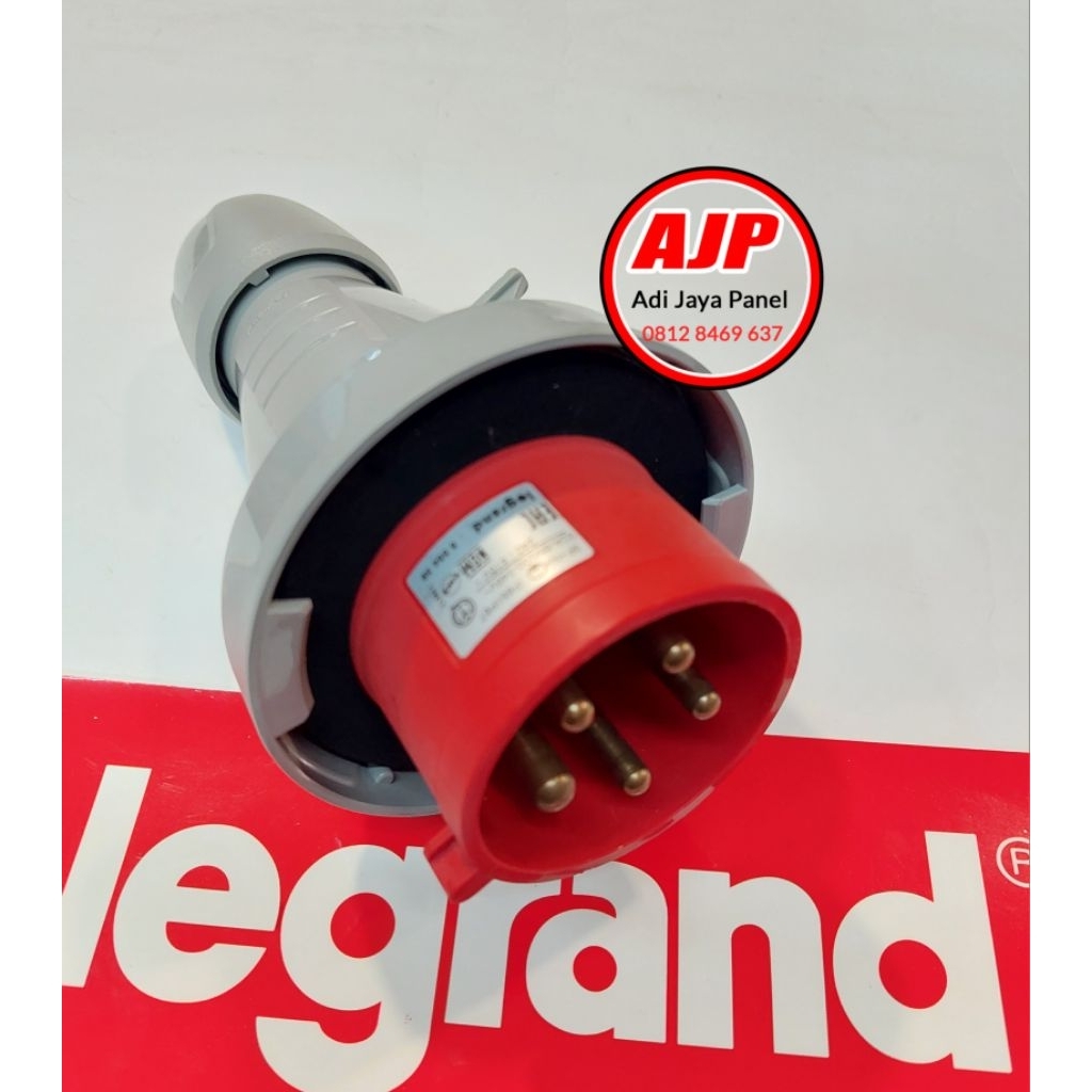 plug legrand 32A 5Pin 3phase ip67 Kode 555439