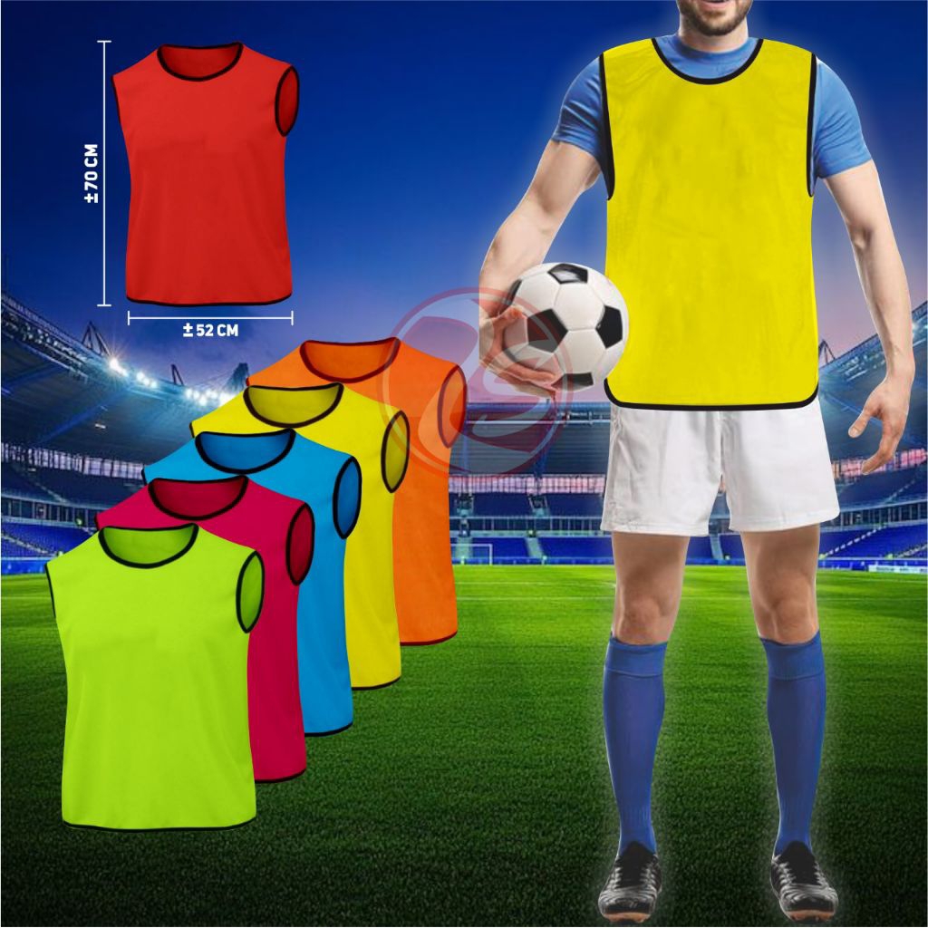 Rompi bola futsal rompi latihan training sparing olahraga seragam latihan sepakbola csswim polos