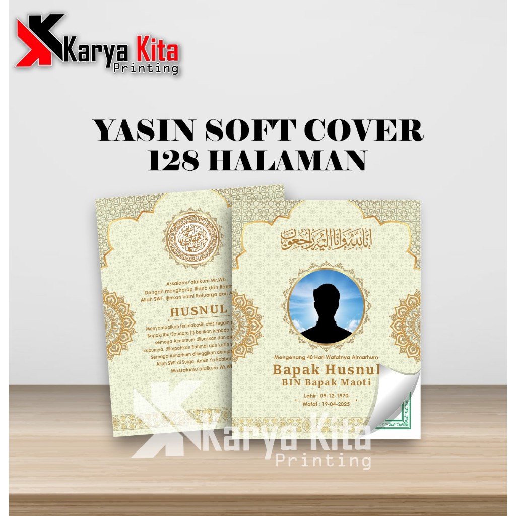 (COD) YASIN / YASIN 128 HALAMAN / YASIN CUSTOM / YASIN CUSTOM FOTO / BUKU YASIN DAN TAHLIL / YASIN M