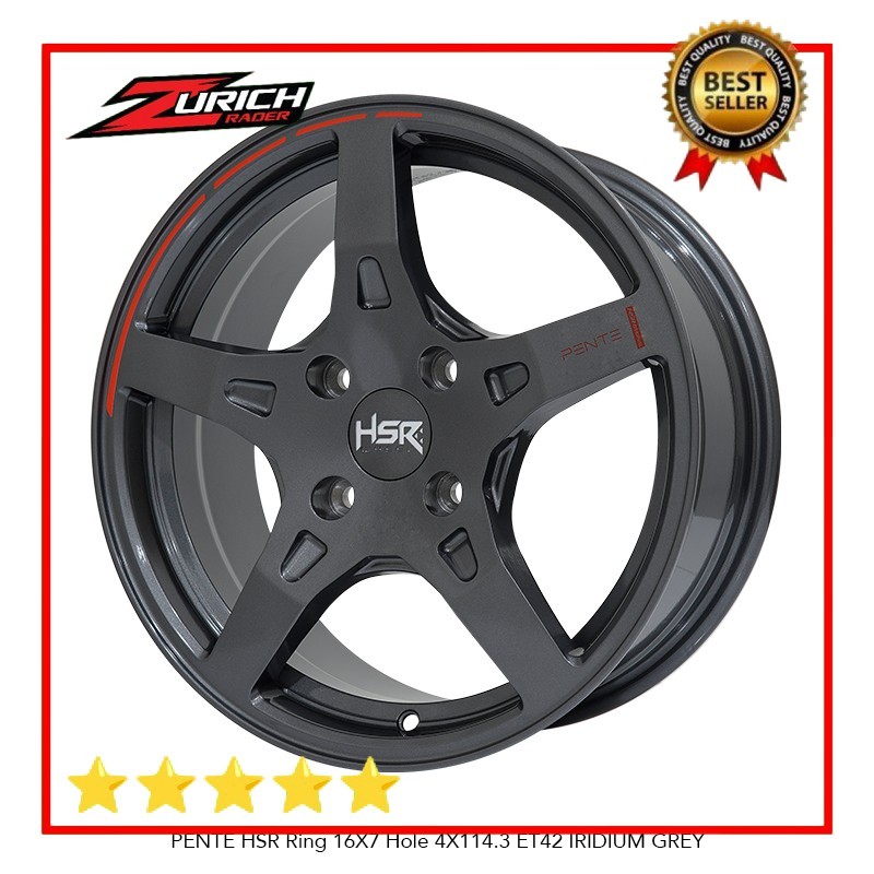 Velg Mobil Ring 16 Hsr Wheel Pente R16 Original Pelek Confero Avanza Kijang Evalia Livina Neta V