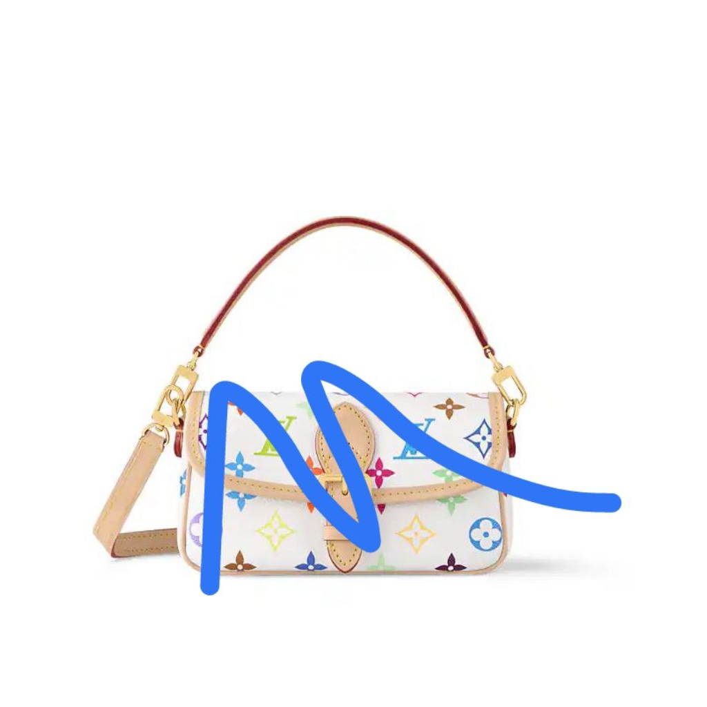 AM45985 Q061QKD795 Tas Bahu  Selempang Mini Wanita X-3LV1 TM NANO DlANE CANVAS LIST KULIT PREMIUM