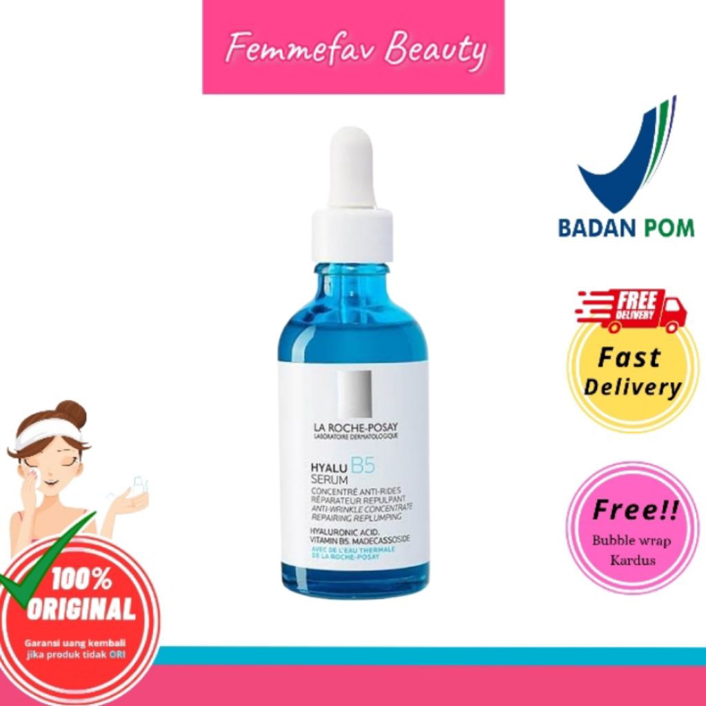La Roche Posay Hyalu B5 Anti-Aging Serum 50ml- Serum Hyaluronic Acid Kulit Sensitif/ Kering/ Kerutan