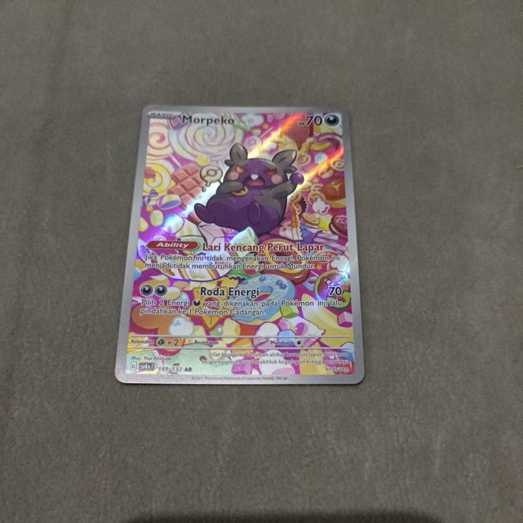 Kartu Pokemon Indonesia - Morpeko AR