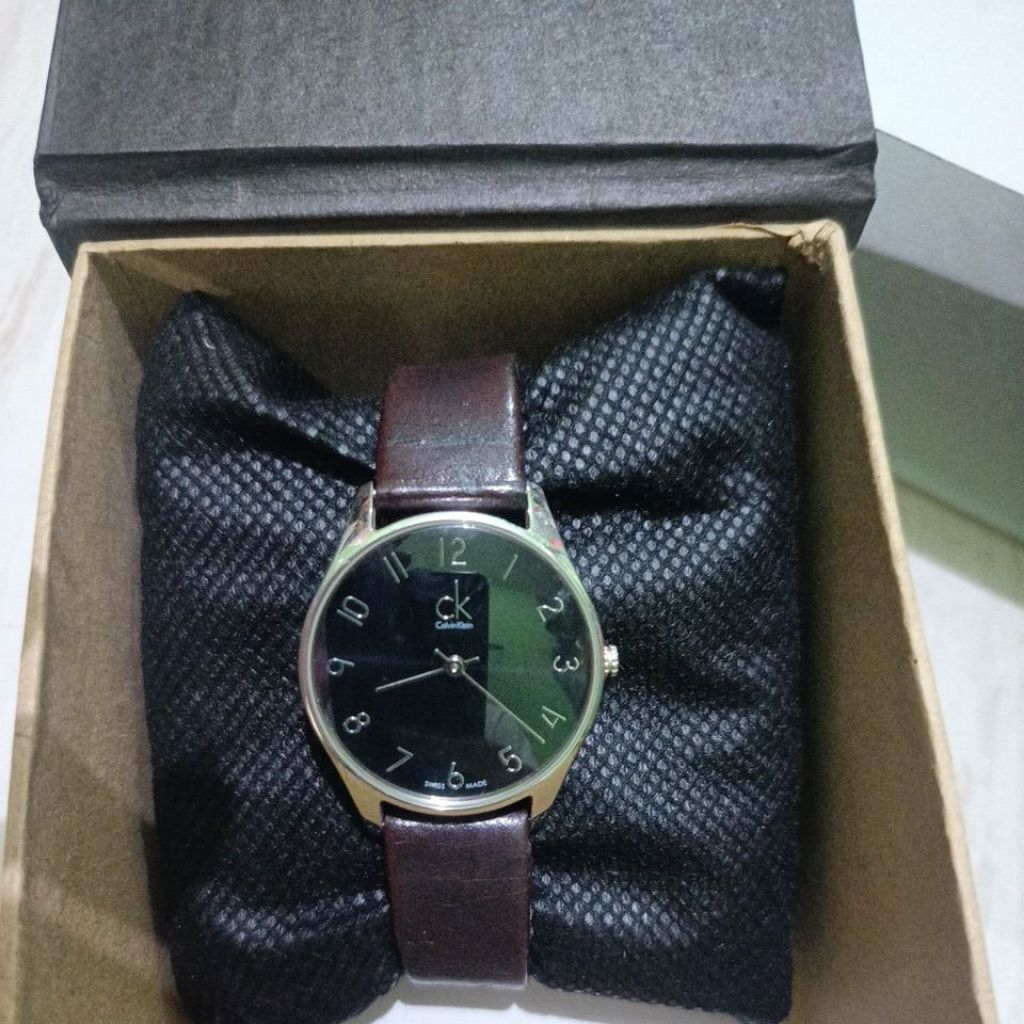 jam tangan cewek wanita original CK Calvin Klein swiss made preloved second bekas
