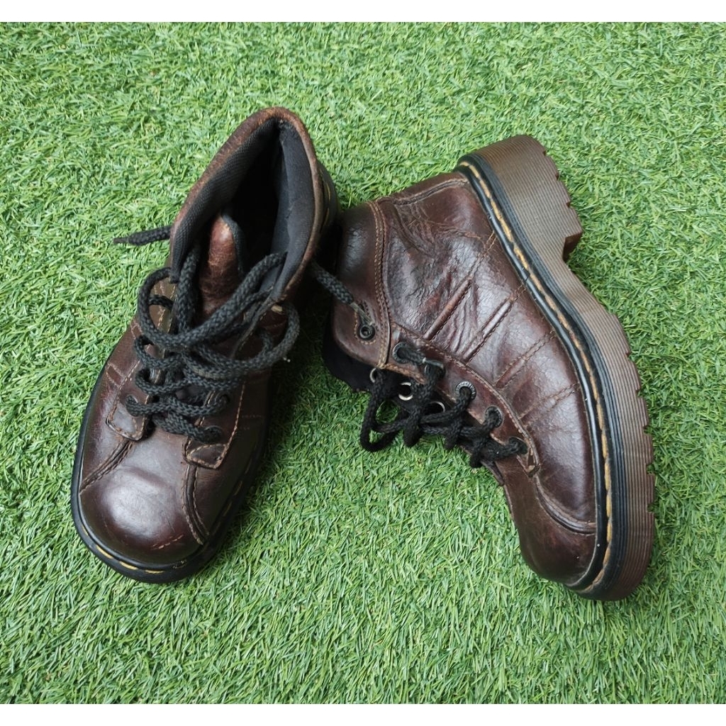 dr martens dms mid brown vintage mie (made in england) authentic