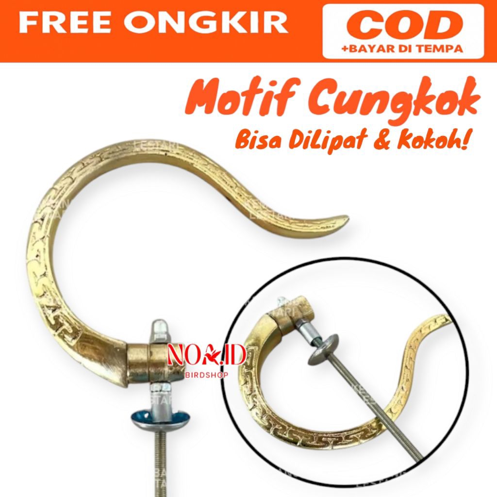 Gantungan Sangkar Burung Murai 31cm - Kandang Gantungan Sangkar Kotak Sangkar Burung Kecil