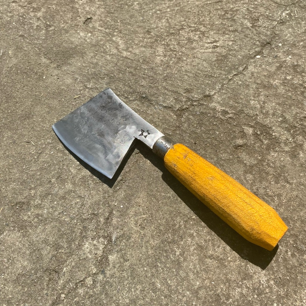 pisau kupas kelapa/kapak kecil baja per asli pande kwalitas joss